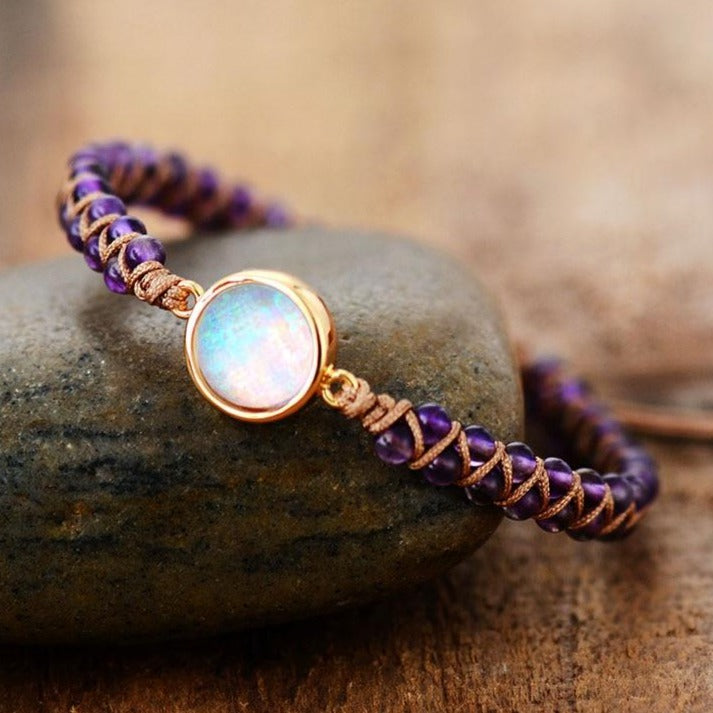 Bracelet Améthyste Femme