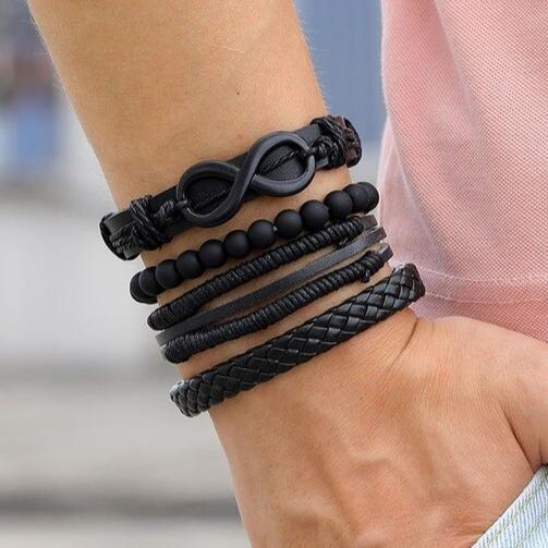 Bracelet Infini Pour Homme vraies pierres