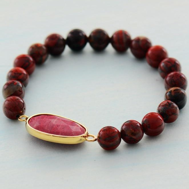 Jaspe Rouge Bracelet