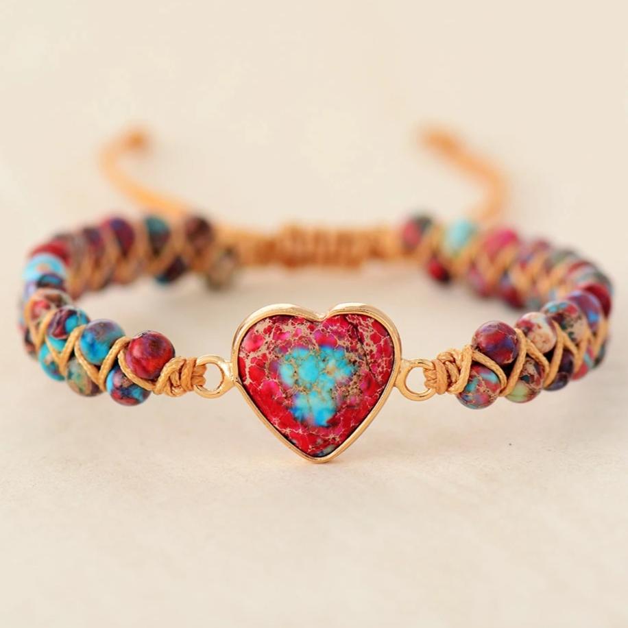 Bracelet Jaspe Dalmatien