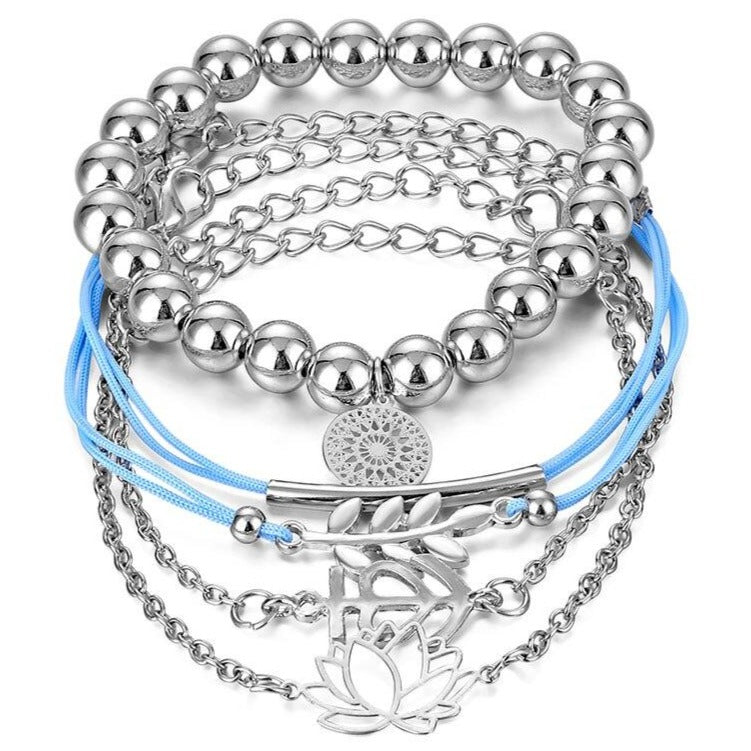 Bracelet Ancre Lotus