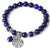 Bracelet En Lapis Lazuli Avec Arbre De Vie