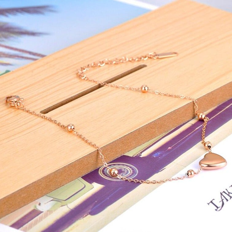 Bracelet Cœur En Acier Inoxydable pas cher