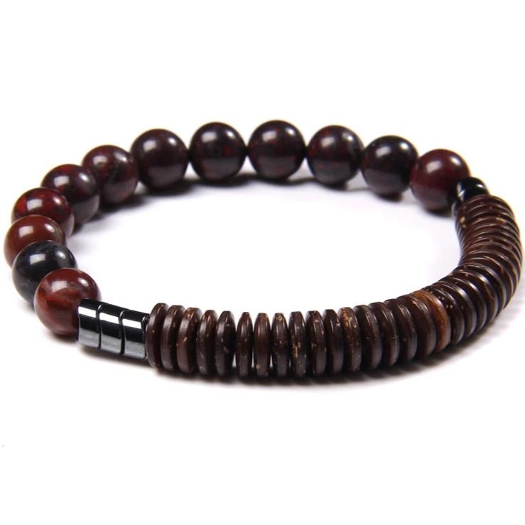 Bracelet Pour Homme En Perles Naturelles