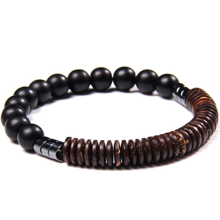 Bracelet Pour Homme En Perles Naturelles