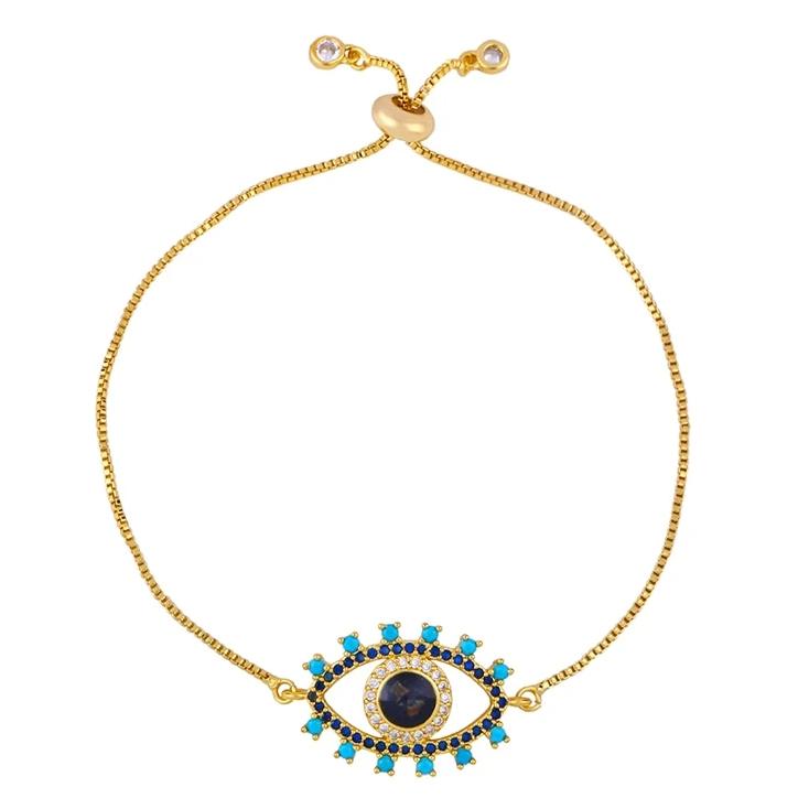Bracelet Oeil Bleu De Protection