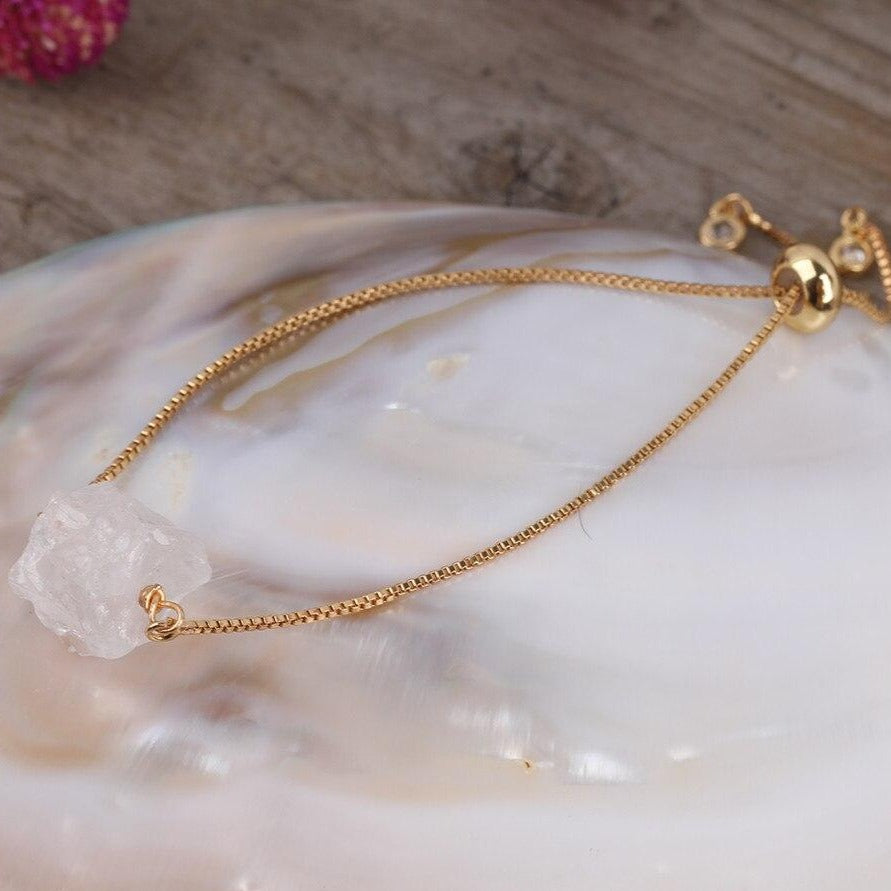 Bracelet Femme En Pierre De Quartz