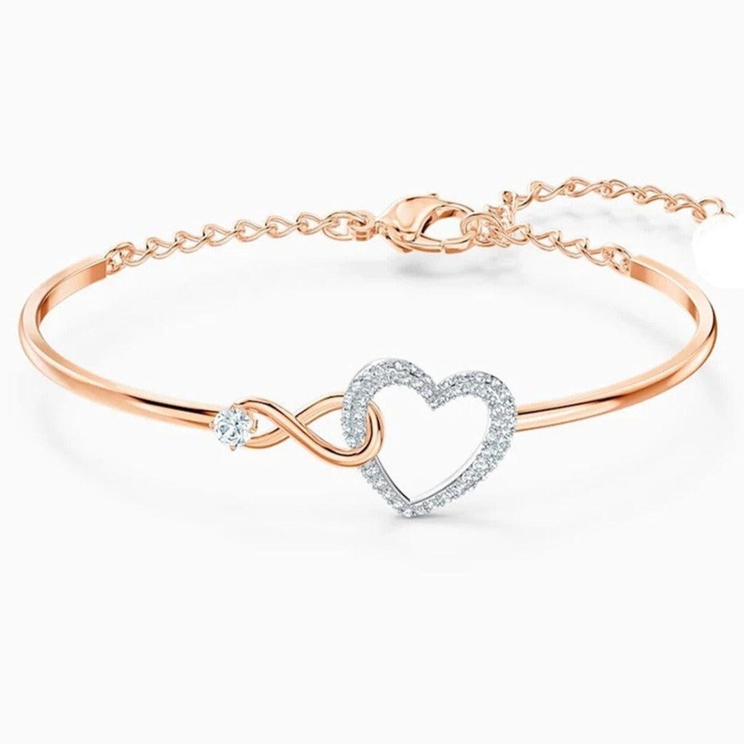 Bracelet Coeur avec 2 Prénoms et 2 pierres de naissance Personnalisé  Gravure Nom Bracelet Femme en Argent Sterling/Or/Or Rose Cadeau de la Saint  Valentin : Amazon.fr: Mode