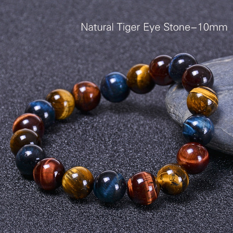 Bracelet Oeil De Tigre (Triple Protection)