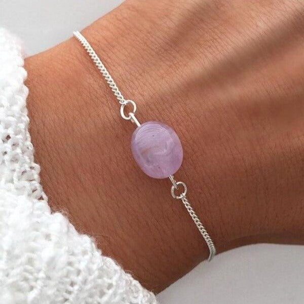 Bracelet Améthyste Véritable Lithothérapie