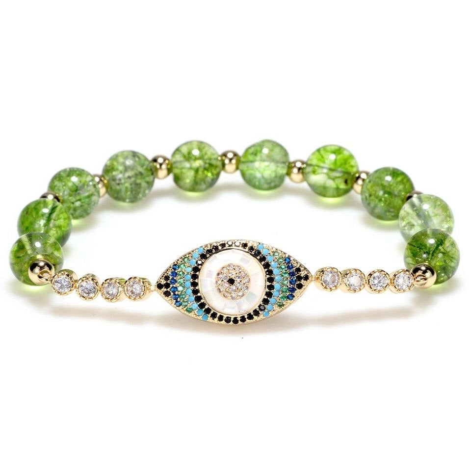 Bracelet D&#39;Abondance Avec Oeil De Protection