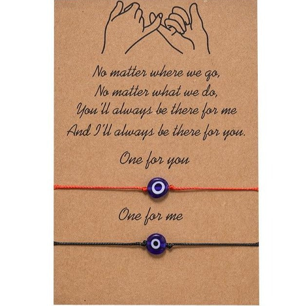 Bracelet Pour Couple fil rouge