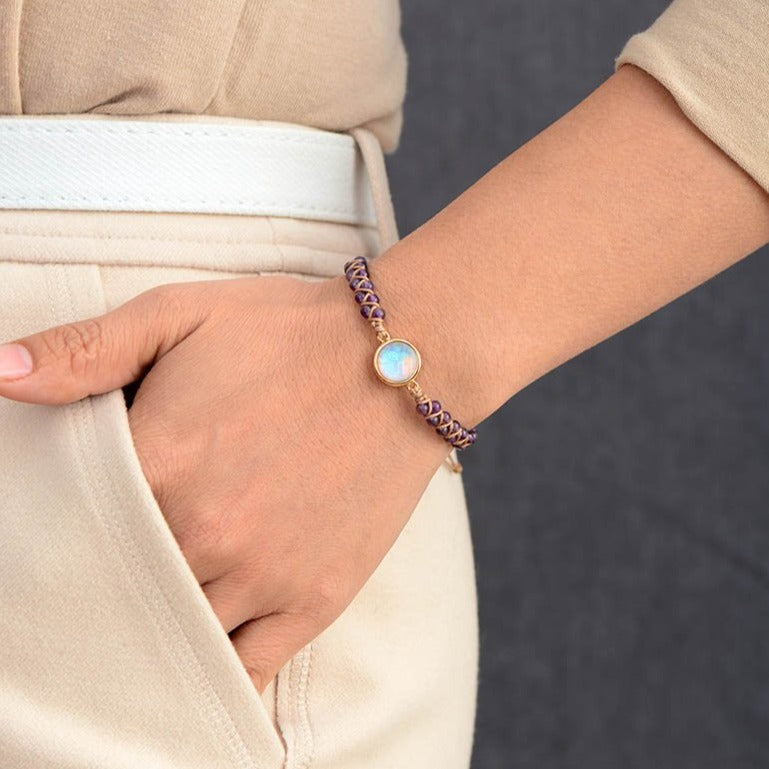 Bracelet Améthyste Femme