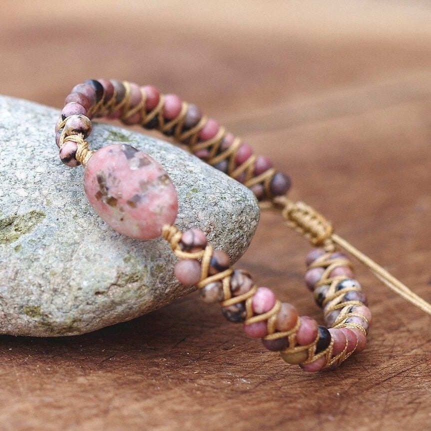Bracelet Rhodonite signification