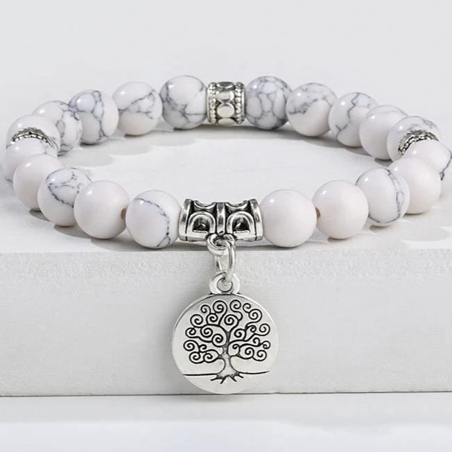 Bracelet Lotus Femme Avec Arbre De Vie