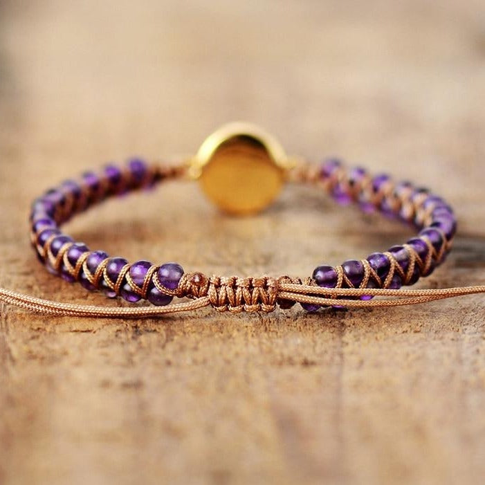Bracelet Améthyste Femme