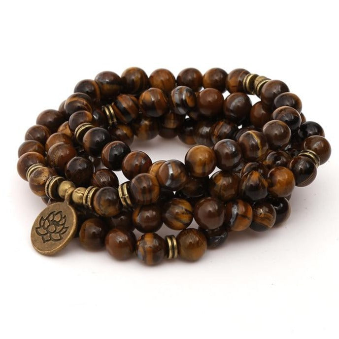 Bracelet Mala Homme Œil De Tigre