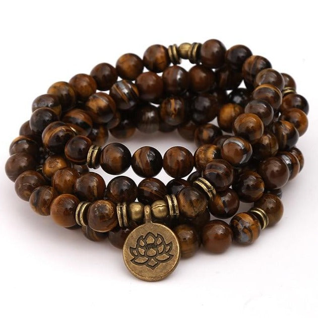 Bracelet Mala Homme Œil De Tigre