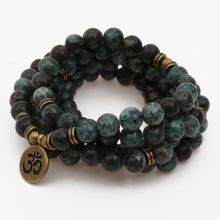 Bracelet Mala Pour Homme Noir