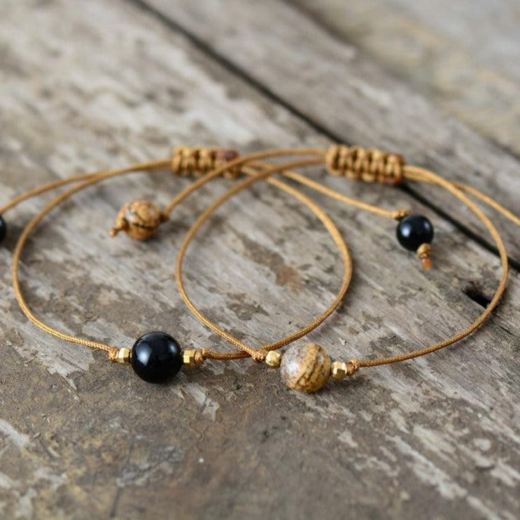 Bracelets Apaisants En Perles : Agate, Amazonite, Jaspe