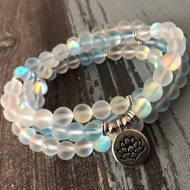 Bracelet Labradorite Bleue