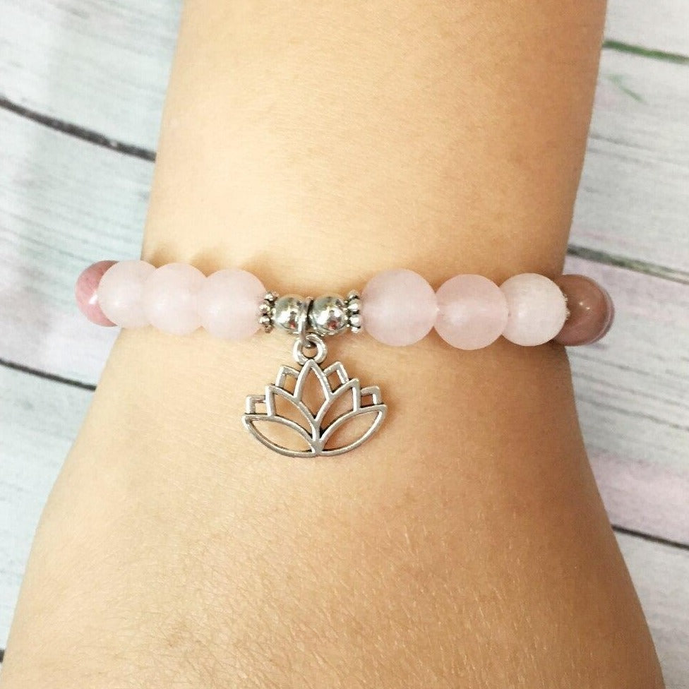 Bracelet Pierre Rhodonite