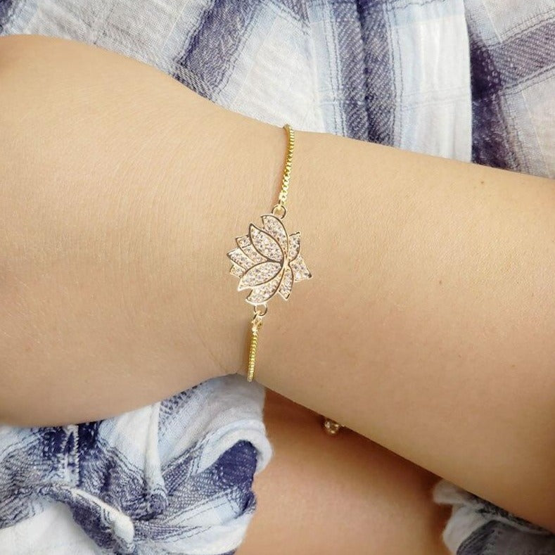 Bracelet Lotus Style Femme