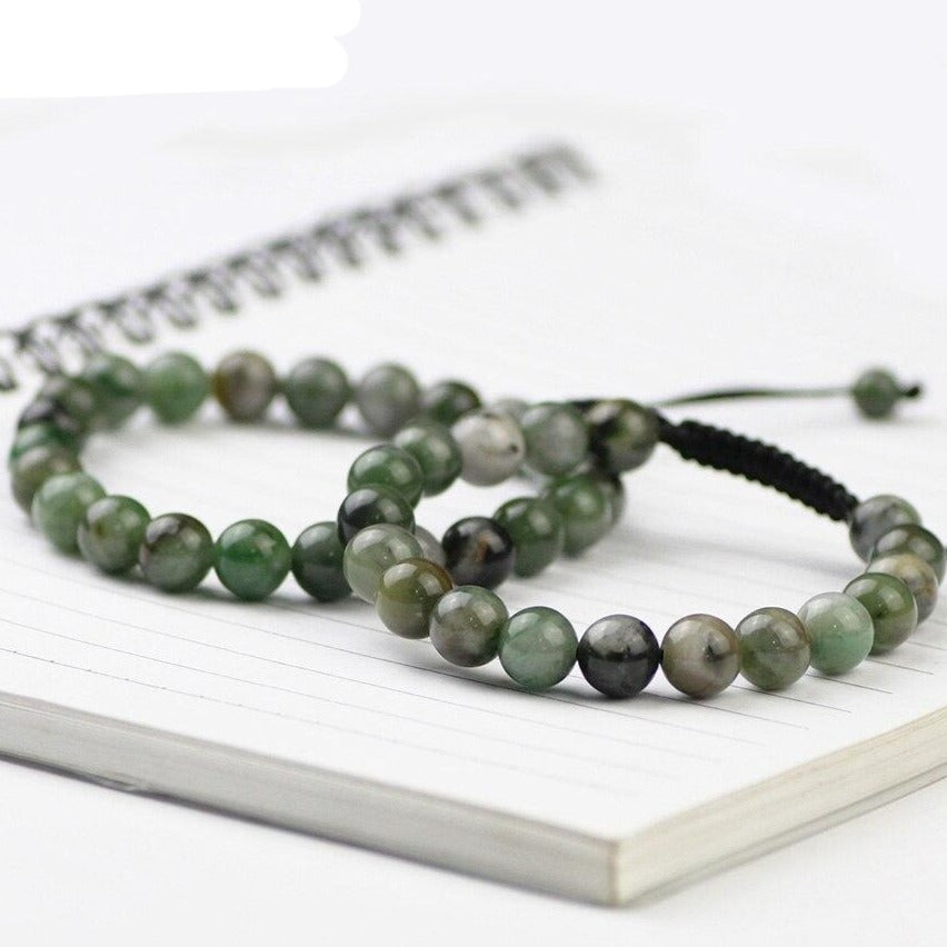 Bracelet En Apatite Verte