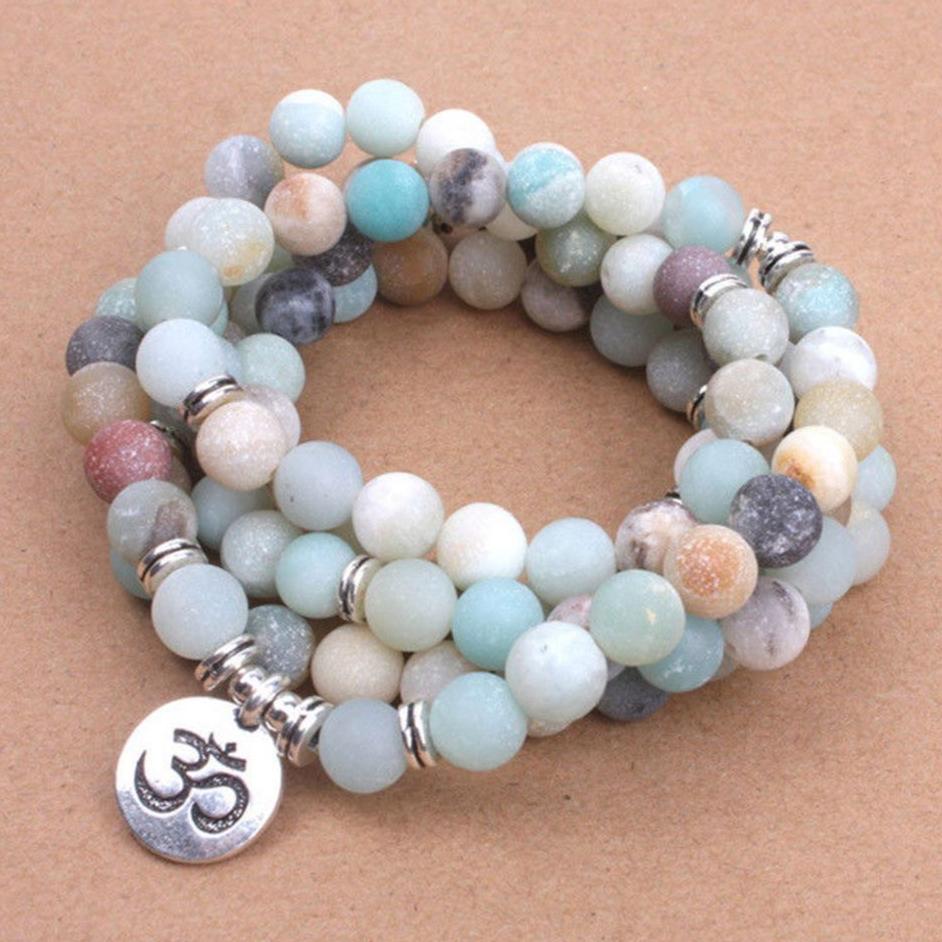 Bracelet Mala 108 Perles OM
