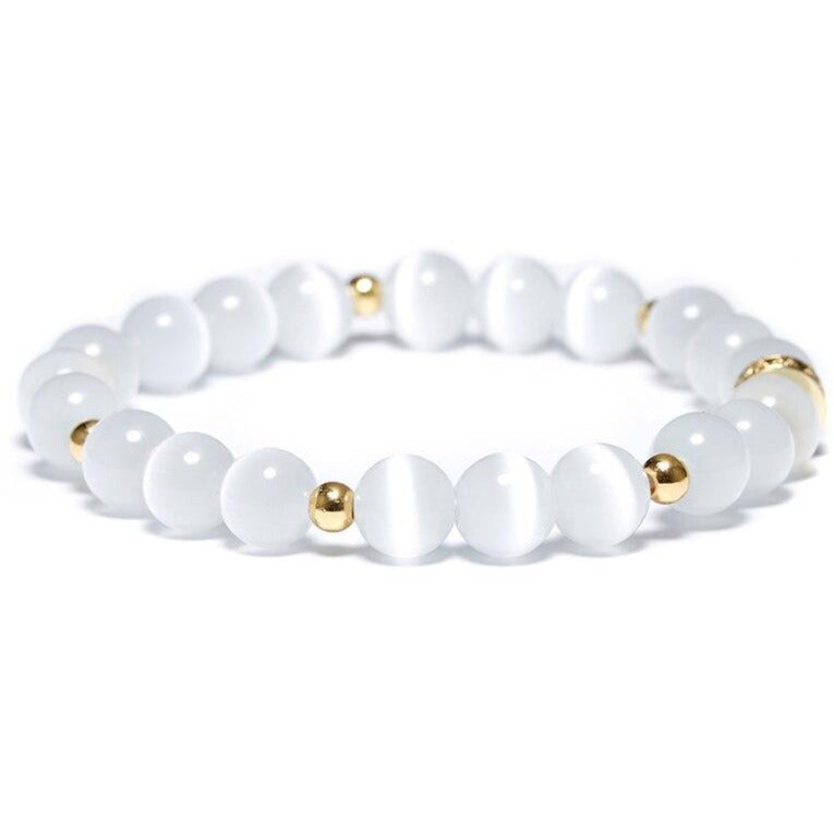 Bracelet En Perles D&#39;Opale Naturelle