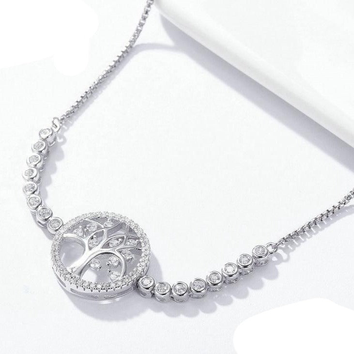 Bracelet Arbre De Vie Argent