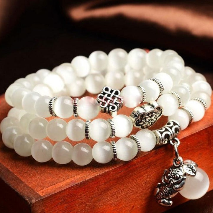 Bracelet Opale Blanche
