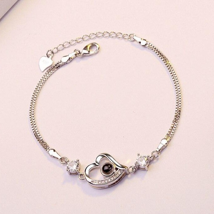 Bracelet Cœur Fête Des Mères femme