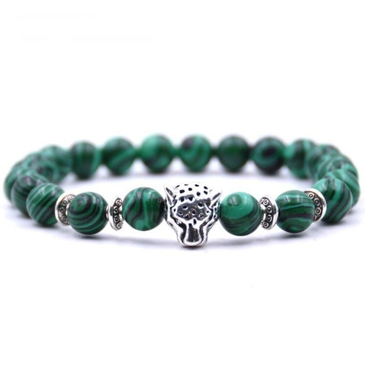 Bracelet Pierre Malachite pierre véritable