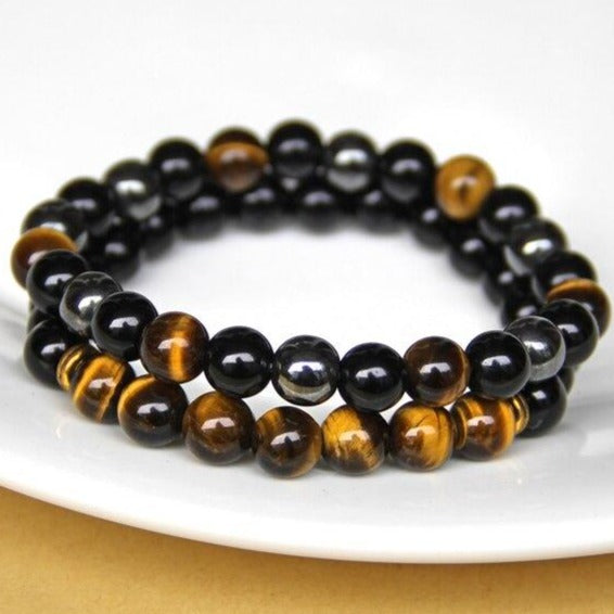 Bracelet Protecteur En Oeil De Tigre