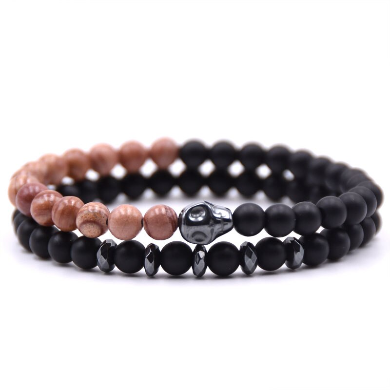 Bracelet Couple Pierre magnétique