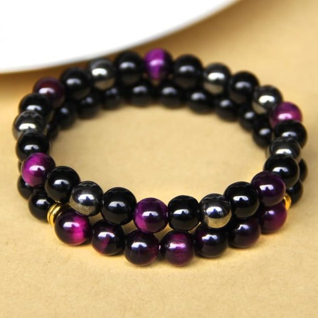 Bracelet Protecteur En Oeil De Tigre