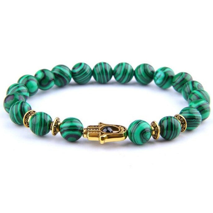 Bracelet Perle Avec Main De Fatma