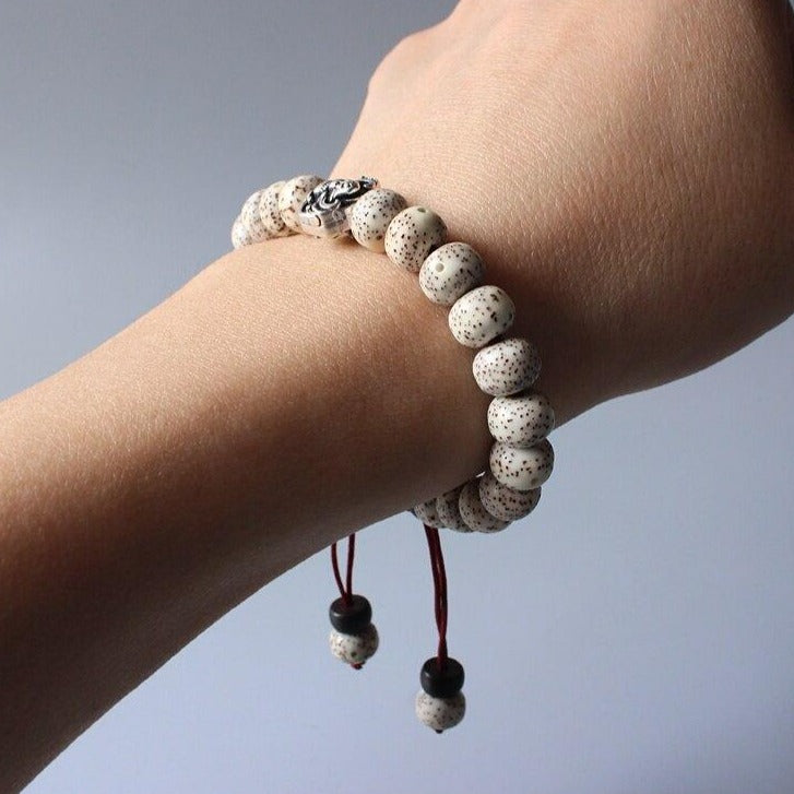 Bracelet Bouddhiste En Graines D&#39;Arbre De La Bodhi