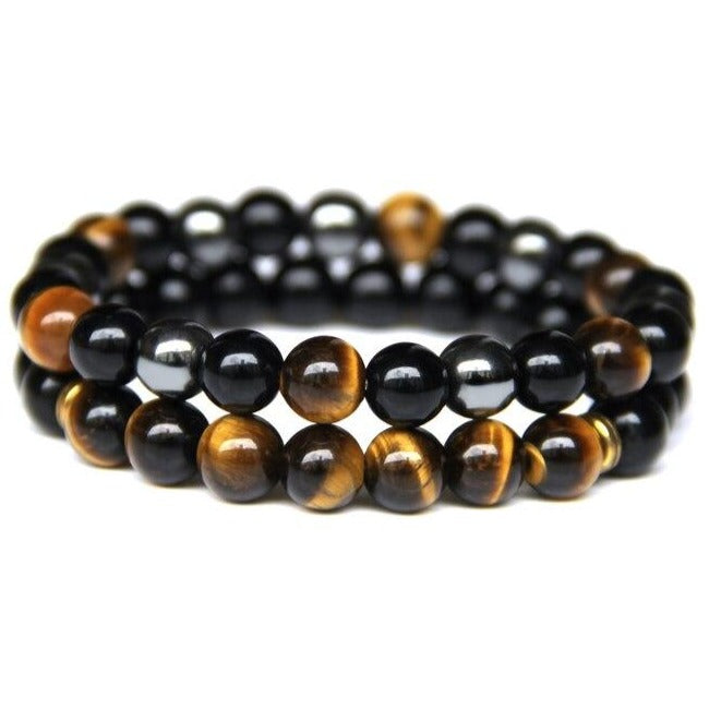 Bracelet Protecteur En Oeil De Tigre