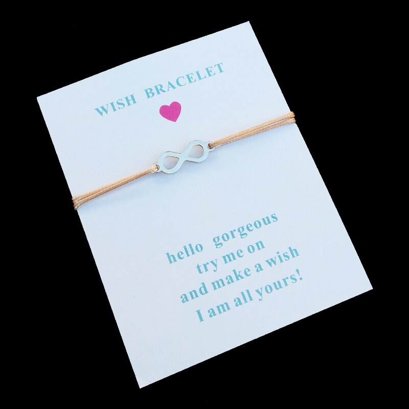 Bracelet Infini Cordon Noir