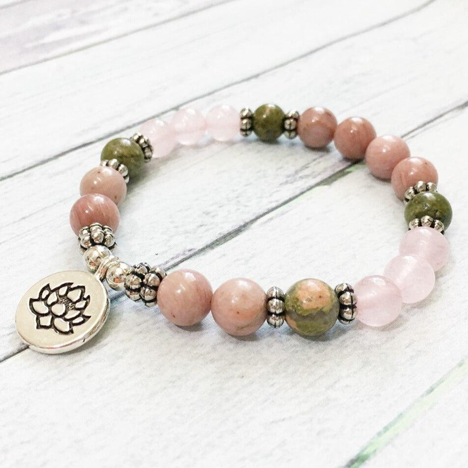 Bracelet Baroque Rhodonite