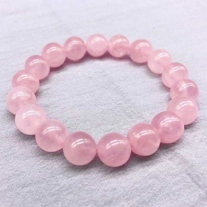 Quartz Rose Bracelet