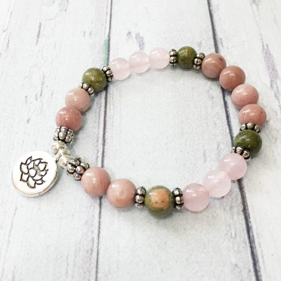 Bracelet Baroque Rhodonite