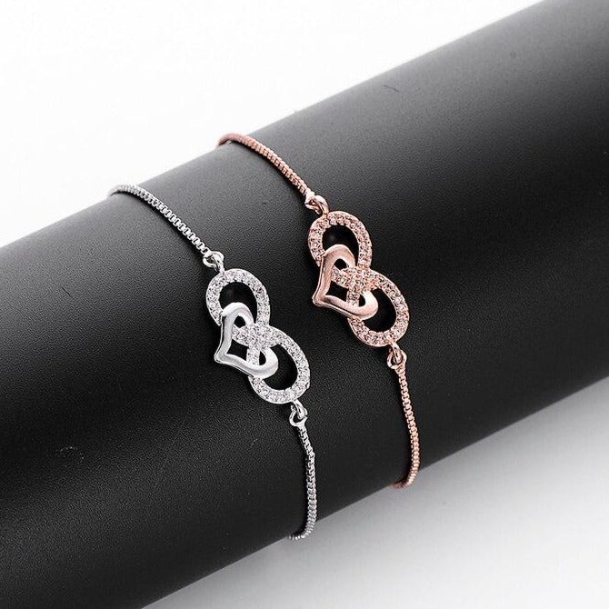 Bracelet Cœur Et Infini