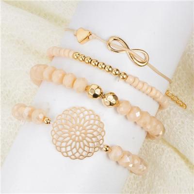 Bracelet Infini Cœur /  bracelet noeud infini