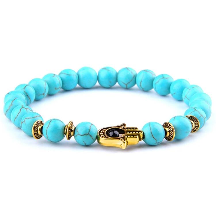 Bracelet Main De Fatma Bleu