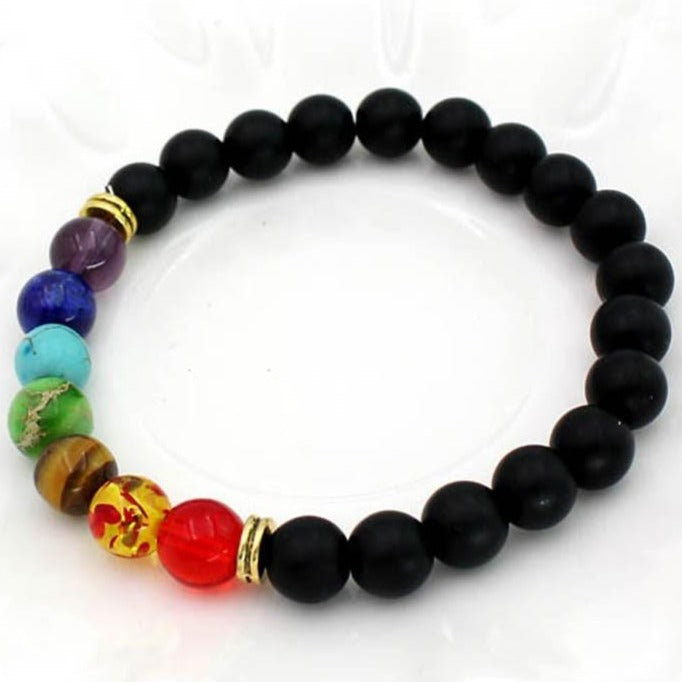 Bracelet Les 7 Chakras pierre naturelle
