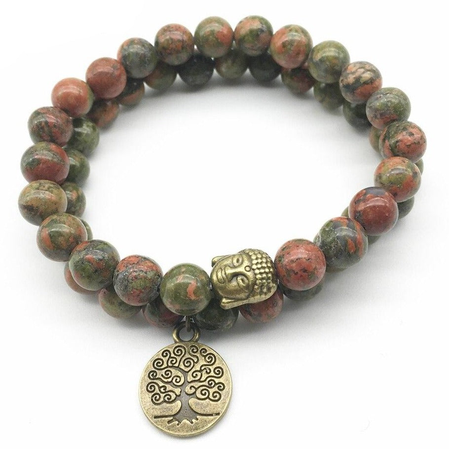 Bracelet Baroque Unakite