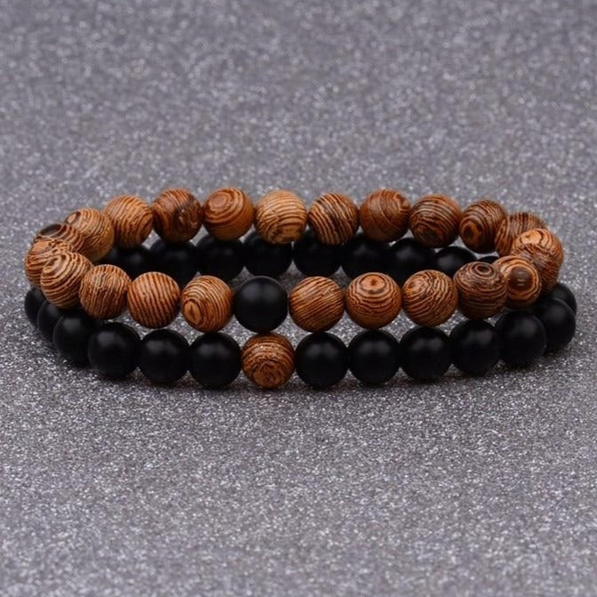 Bracelet De Couple Bois